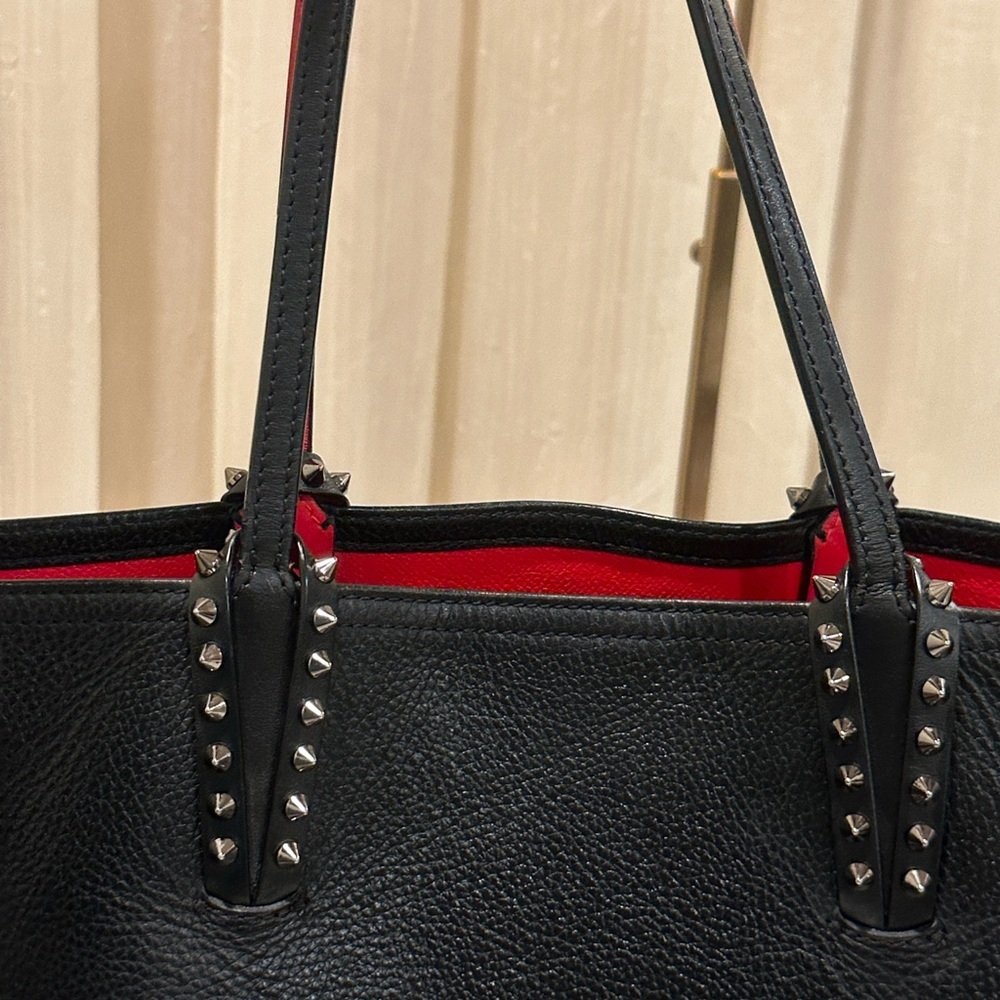 Authentic Christian Louboutin Cabata Tote in Grained Leather Tote Bag ✨ - Picture 5 of 16